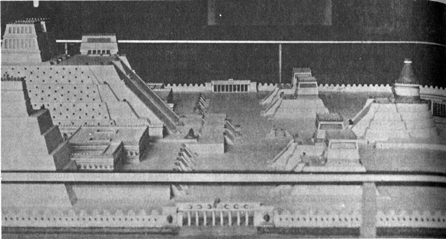 el Templo Mayor y el templo redondo de Quetzalcóatl